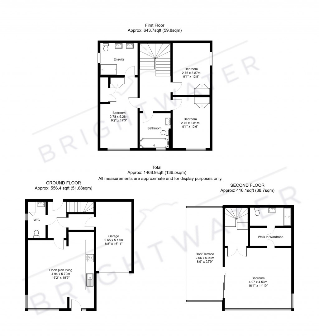 Floorplans For Chaddesley Wood Road, Poole, BH13