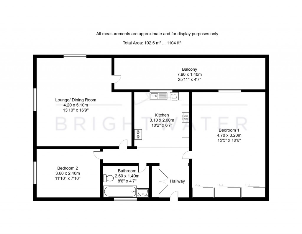 Floorplans For Headswell Crescent, The Bluff, BH10