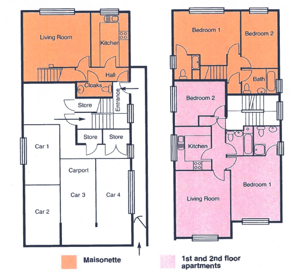 Floorplans For Wharfdale Road, Westbourne, BH4