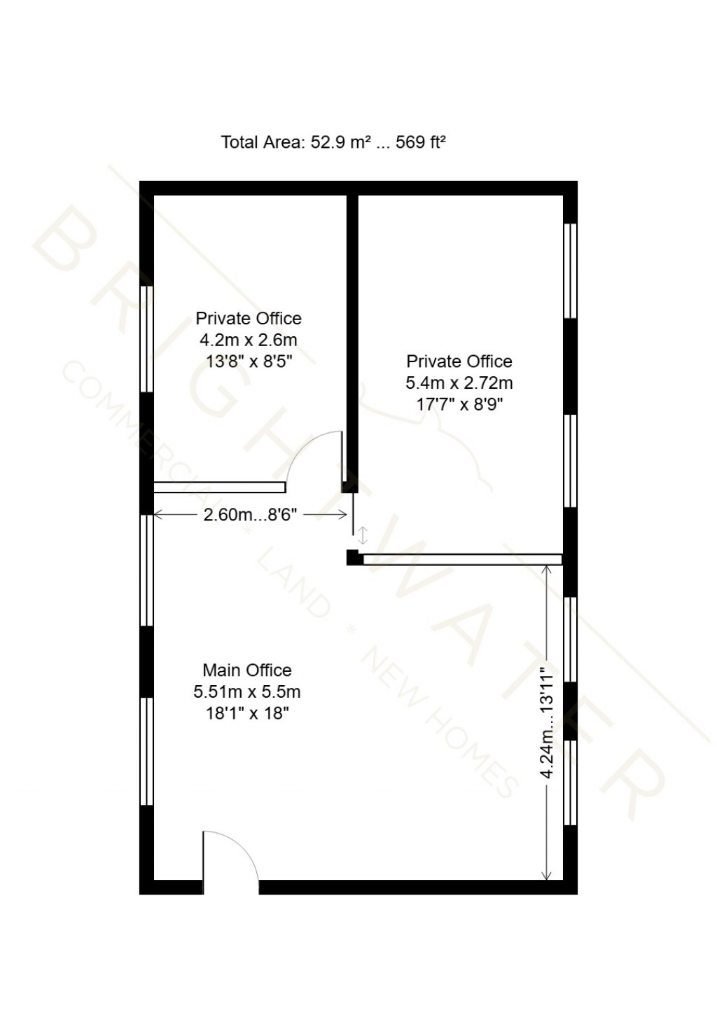 Floorplans For Market Place, Ringwood, BH24