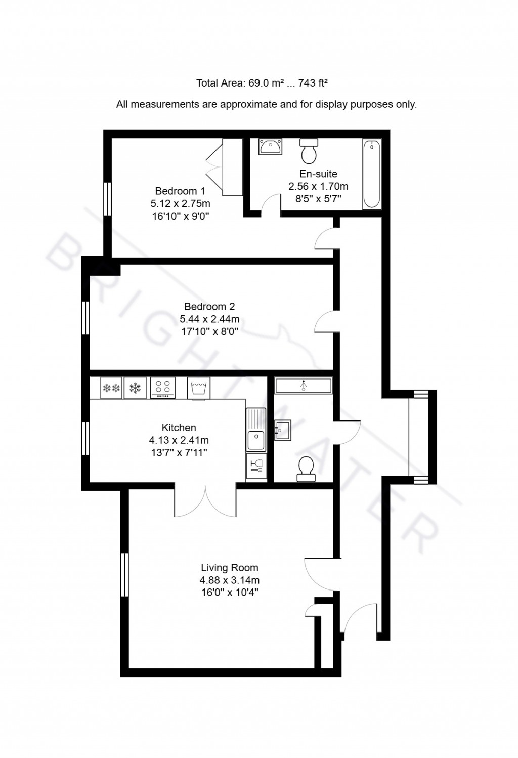 Floorplans For Forest Gate Court, Ringwood, BH24
