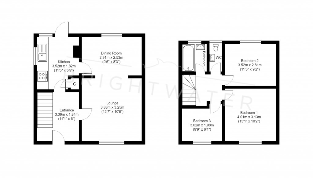 Floorplans For Poulner, Ringwood, Hampshire