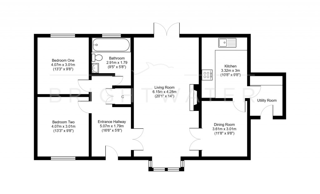 Floorplans For Hale, Fordingbridge, Hampshire
