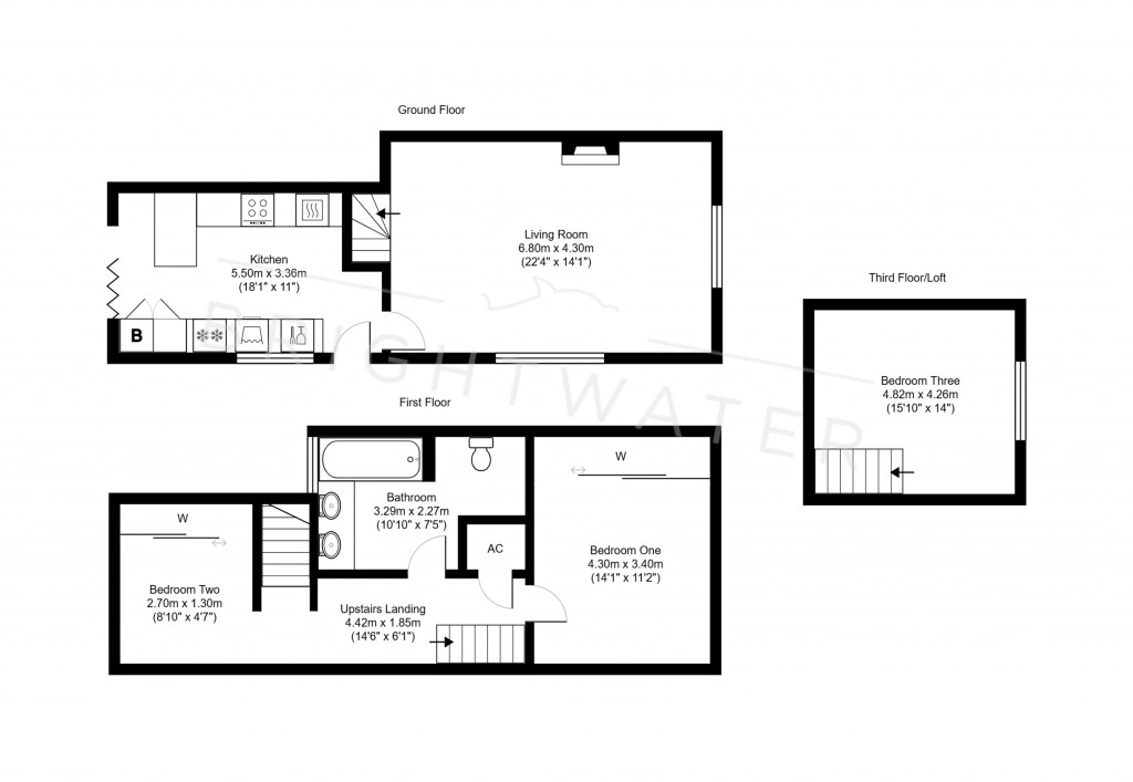 Floorplans For Furzehill, Wimborne, Dorset