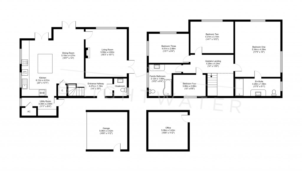 Floorplans For Ogdens, Fordingbridge, Hampshire