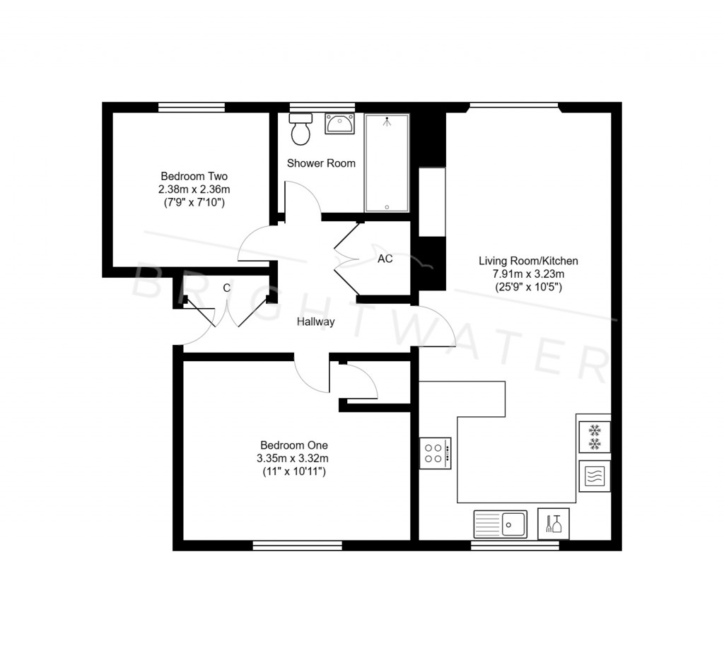 Floorplans For Bickerley, Old Mill House Bickerley, BH24