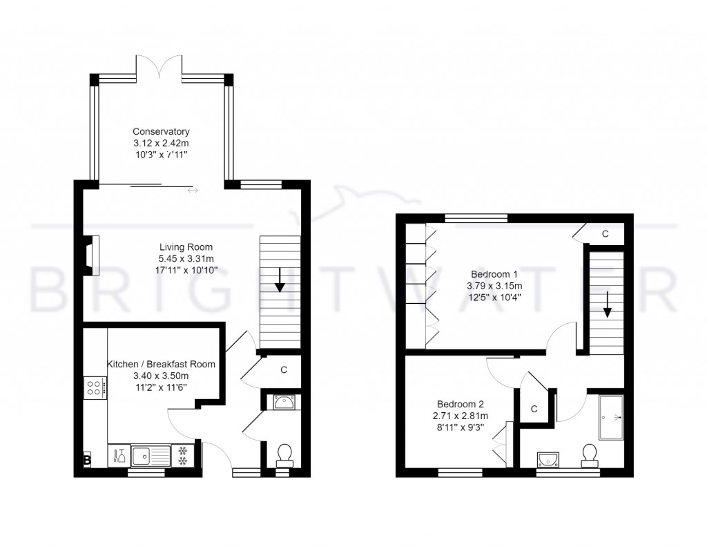 Floorplans For Bickerley Road, Ringwood, BH24