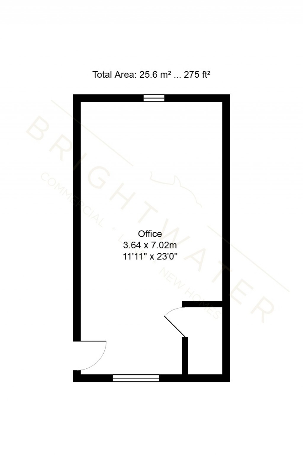 Floorplans For The Crown House, 2 Southampton Road, BH24