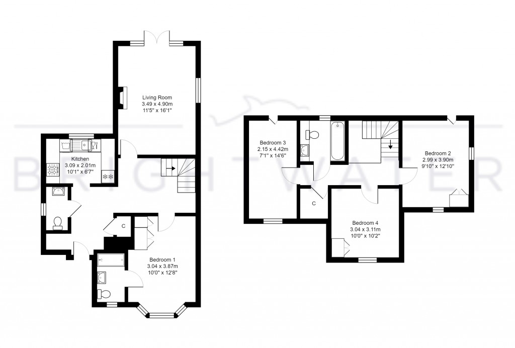 Floorplans For Seymour Gardens, Ringwood, BH24