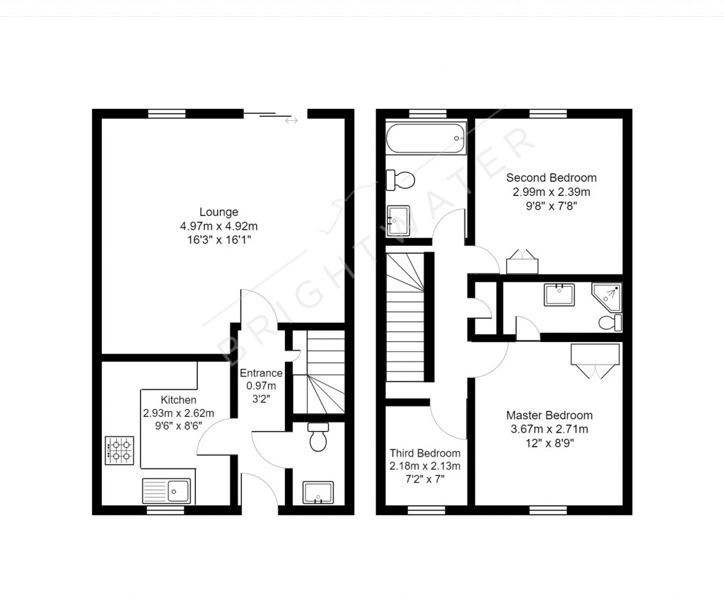 Floorplans For Lin Brook Drive, Ringwood, BH24