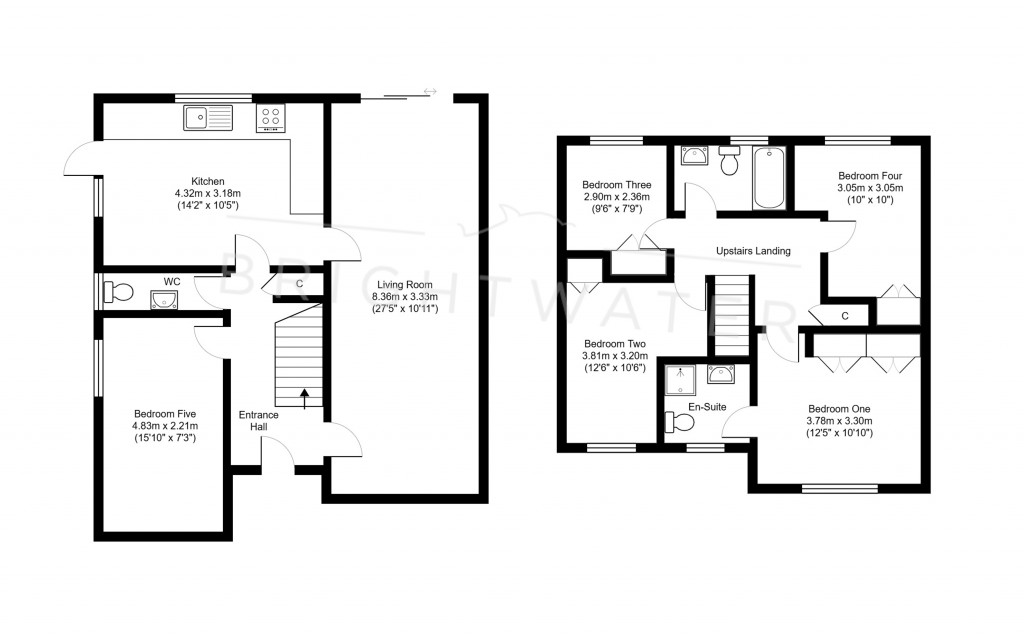 Floorplans For Elmgate Drive, Bournemouth, BH7