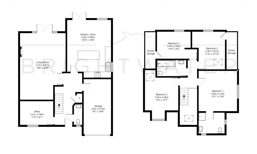 Floorplans For Birchwood Place, St. Leonards, BH24