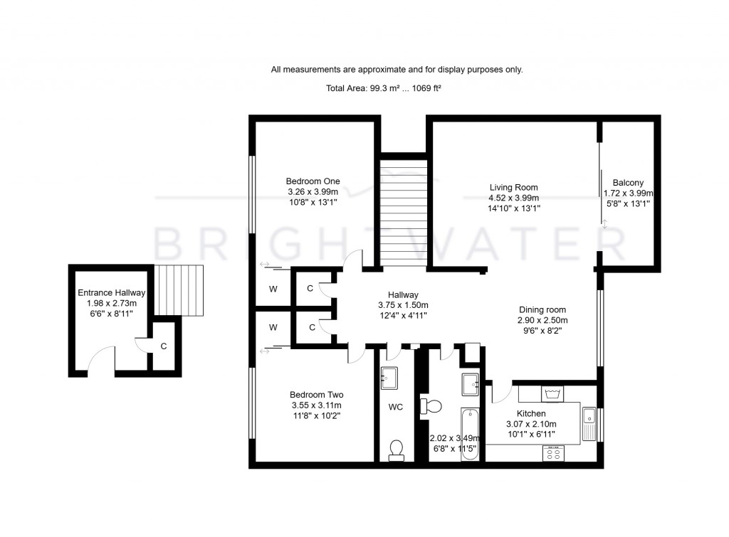 Floorplans For West Cliff Road, Bournemouth, BH2