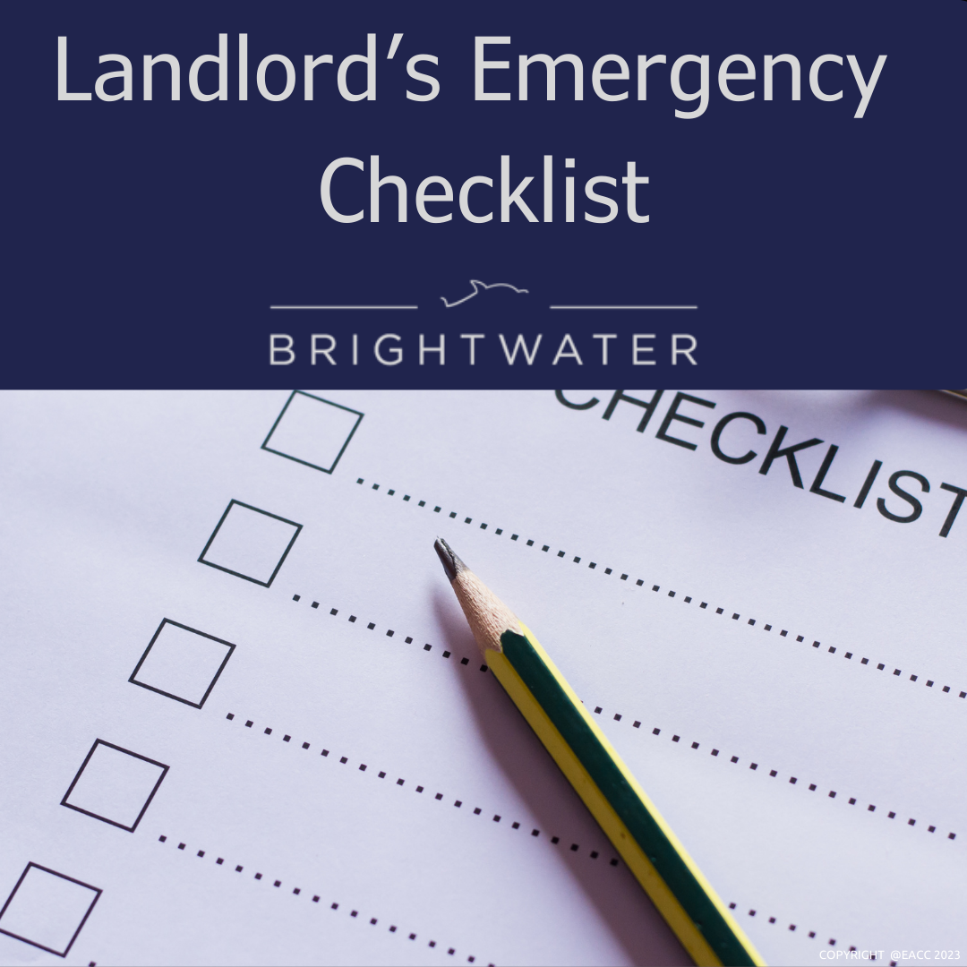Landlord’s Emergency Checklist