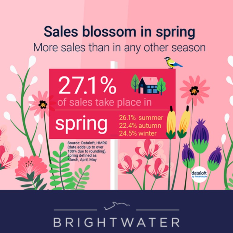 Sales Blossom In Spring