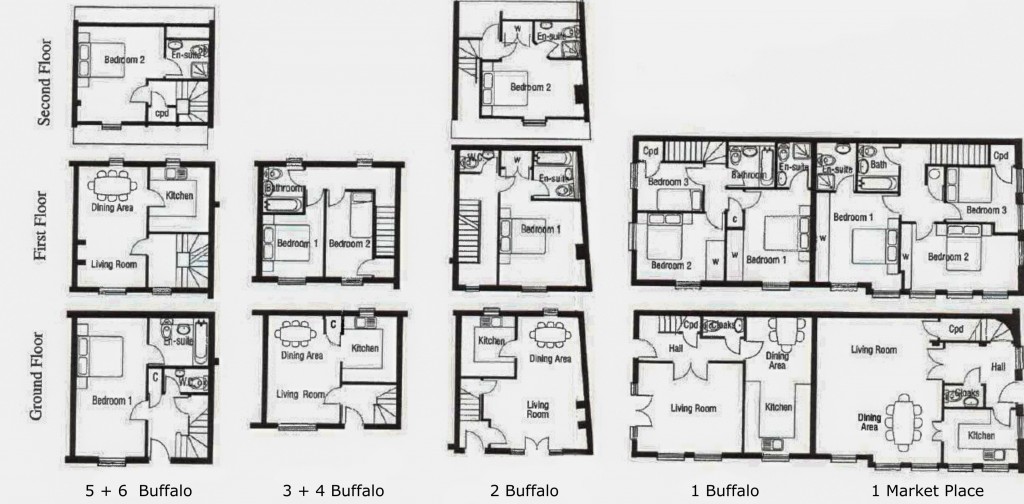 Floorplans For Market Close, Poole, BH15