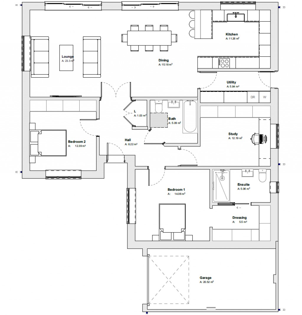 Floorplans For Warmwell Road, Crossways, DT2