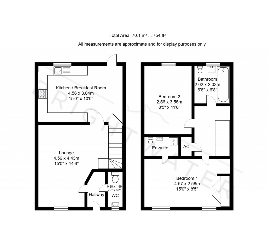Floorplans For Woodland Close, Verwood, BH31